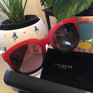 COACH sunglasses.  Ombré.  Fall colors 🍁🍂🍁